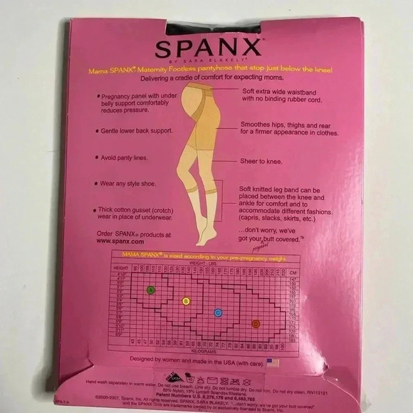 SPANX Maternity footless Pantyhose NWT - Picture 7 of 8